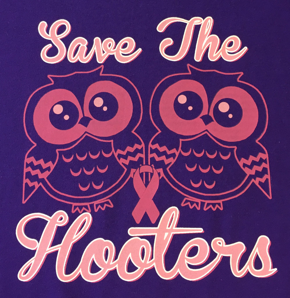 Save The Hooters Breast Cancer Survivor t shirt